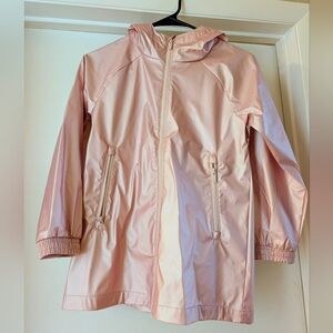 Metallic Pink Raincoat